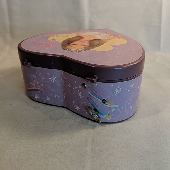Barbie Gunther Mele Swan Lake Music Box Jewelry Heart Vintage Purple Dancing Dol - Picture 9 of 12